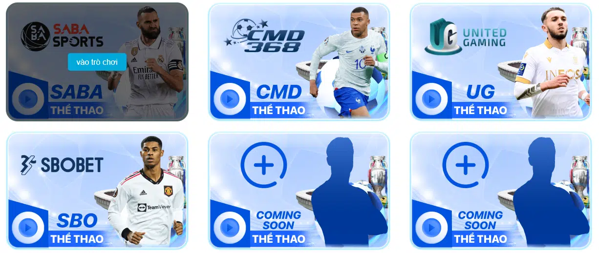 đa dạng sảnh cược thể thao f8bet