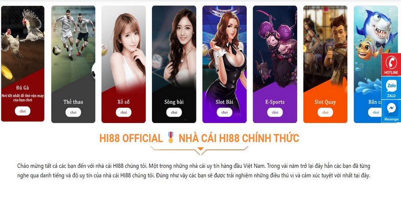 giao dien nha cai hi88